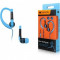 Canyon sport earphones, over-ear fixation, inline microphone, blue