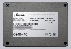 SSD Micron 256GB SATA-3, 6Gb/s foto