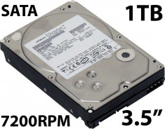 Hard-disk PC 1 TB Hitachi, Sata3, 7200 rpm, 64MB, 100% health L64 foto