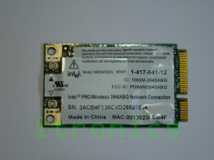 Placa retea wireless 1-417-641-12 Intel Pro Wireless 3945ABG Sony Vaio PCG-6L1L VGN-SZ VGN-SZ220 foto