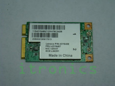 Placa de retea Modul Wireless WiFi Broadcom 43Y6488 BCM94312MCGSG pentru Lenovo N500 3000 4233 - NETESTAT foto