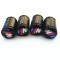 Set 4 capacele ventil auto M power negre
