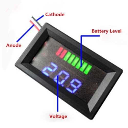 Indicator nivel baterie 12v , nou Indicator nivel baterie 12v , nou