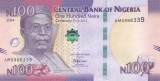 Bancnota Nigeria 100 Naira 2014 - PNew UNC ( comemorativa )