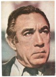 @ carte postala(ilustrata)-ACTORI SI INTERPRETI-Anthony Quinn, Necirculata, Printata