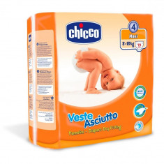 Scutece Chicco unica folosinta MAXI, Nr. 4 (8-18kg), 19buc foto