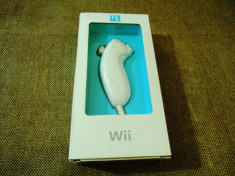 Nunchuk wii, alb, original! foto