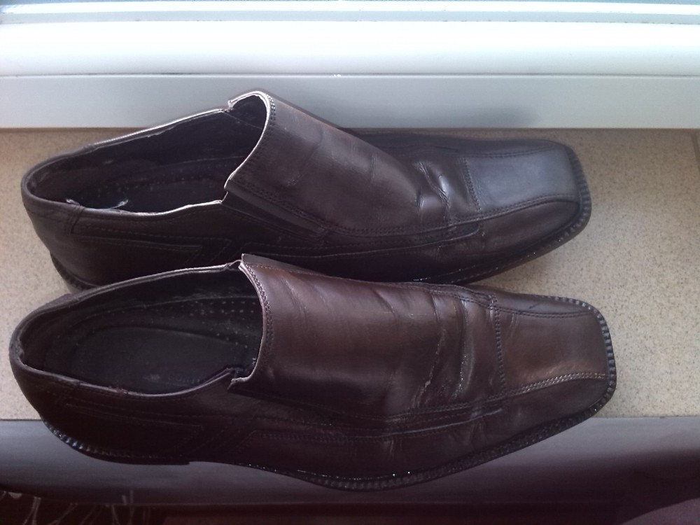 Pantofi piele barbati marime 46, Maro | Okazii.ro
