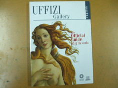 Uffizi Florenta Italia ghid oficial al galeriei 2001 Florence official guide foto