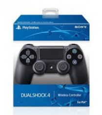Controller DualShock 4 Wireless Black PS4, originale, v. 2, noi, proba foto