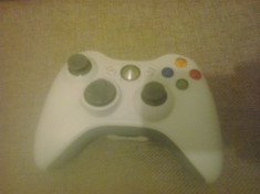 Controller Wireless - alb - XBOX 360 - functioneaza cu acumulator foto