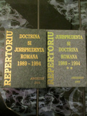 Jurisprudenta si Doctrina Romana 1989 -1994 - 2vol foto