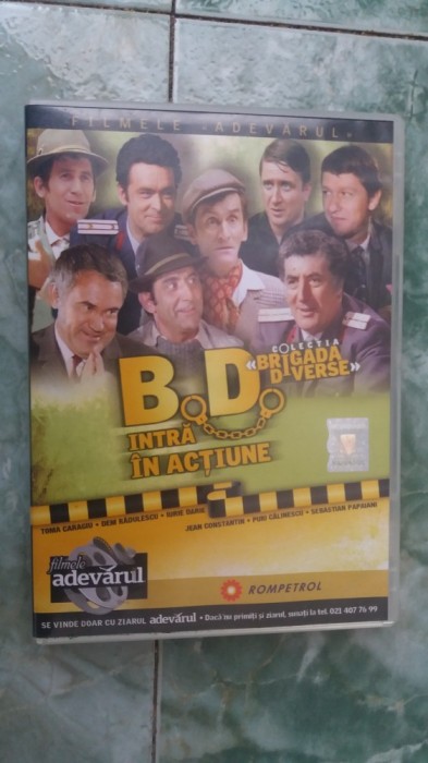 BD BRIGADA DIVERSE ,INTRA IN ACTIUNE , DVD FARA ZGARIETURI