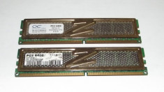 Kit 2 x 2 GB DDR2 / 800 Mhz / OCZ Gold Series / Gaming /PC2-6400 (C1) foto