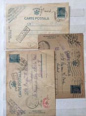 Set 3 carti postale militare necenzurate 1941-1942 foto