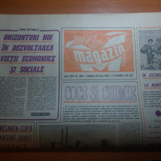 ziarul magazin 23 iunie 1973- constructia uzinei cocso-chimica din galati