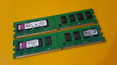 4GB DDR2 Desktop,2x2GB,Kingston,533Mhz,PC2-4200,CL4 foto