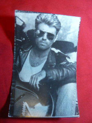 Fotografie George Michael , dim.= 9x13,8 cm foto