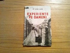 EXPERIENTE PE OAMENI - Luigi Luigi - editura SOCEC, 1948, 119 p. foto