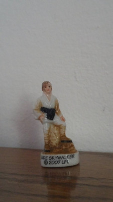 Figurina miniatura portelan Luke Skywalker Star Wars 2007 LFL, 3,3 cm, Franta foto