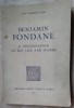 BENJAMIN FONDANE: A PRESENTATION OF HIS LIFE AND WORKS by JOHN KENNETH HYDE (1971) [LIMBA ENGLEZA]
