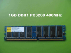 Memorie RAM PC DDR1 1GB PC3200 400MHz Elixir foto