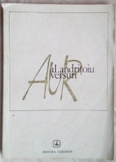 ALEXANDRU ANDRITOIU - AUR (VERSURI, 1974) [coperta NICOLAE NOBILESCU] foto