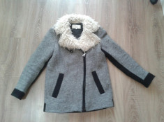 Palton Zara, din lana, marimea 36/S foto