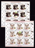 Romania 2012 fauna pui de animale salbatice set minicoli MNH w40