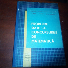 PROBLEME DATE LA CONCURSURILE DE MATEMATICA - T. Roman, O. Sacter