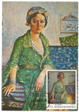 No(2)ilustrata maxima-CALLI IBRAHIM-Portret de femeie-prima zi, Romania de la 1950, Oameni