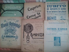 Lot 53 partituri muzicale vintage / C2DP foto