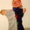 Marioneta teatru de papusi, papusa manuala, clovn, claun, clown, arlechin, bufon
