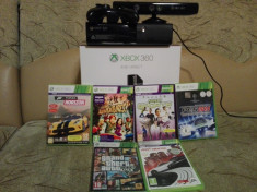 Vand Xbox 360 + Kinect + 6 jocuri foto