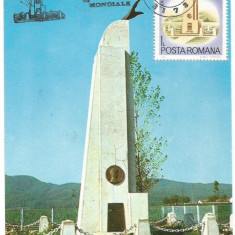 No(2)ilustrata maxima-CAMPINA BANESTI-Monumentul lui Aurel Vlaicu 1982