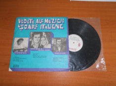 VA-VEDETE ALE MUZICII USOARE ITALIENE disc vinil LP vinyl pickup pick-up foto