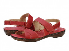 Sandale piele dama Slipper Lumy rosso 119ROSSO foto