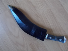 Pumnal gurkha, cutit de lupta kukri, arma de panoplie (3) foto