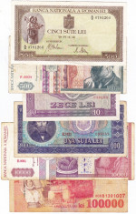 14) Lot 6 bancnote 1941,1992,1994,1966,1998 foto