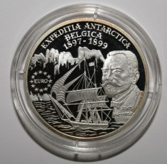 OKAZIE!!! MONEDA BNR - 100 LEI 1999 - 100 ani de la Expeditia navei Belgica . foto