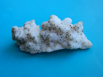 Specimen minerale - pirita pe calcita (CC2) foto