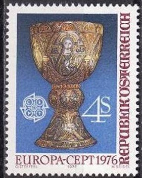 Europa-cept 1976 - Austria - cat.nr.1345 neuzat,perfecta stare(z) foto