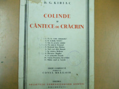 Colinde si cantece de Craciun D. G. Kiriac Isus magi Betleem veste minunata 200 foto