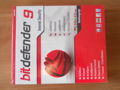 Antivirus Bitdefender 9 Internet Security Sigilat. foto