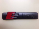 Set 2 x Emblema auto pentru SLINE metalica cu adeziv negre 2 bucati