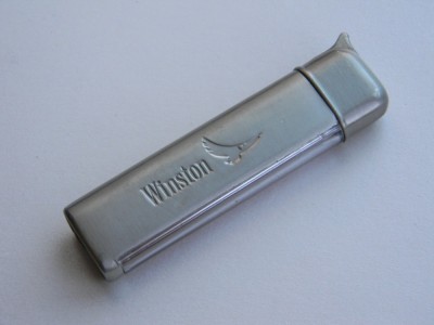 Bricheta metalica, inscriptionata WINSTON foto