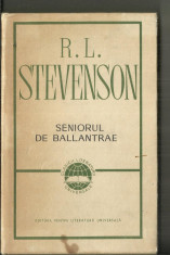 [11] SENIORUL DE BALLANTRAE - R.L.STEVENSON foto