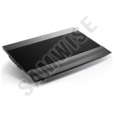 Stand/Cooler Laptop, Notebook DeepCool N8, pentru 17&amp;quot;, Black, 4 x USB Gaarantie! foto