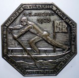 I.607 INSIGNA ELVETIA SPORT CANOTAJ BASEL WASSERFAHRVEREINE 1925 29mm, Europa