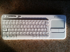 Tastatura Logitech Wireless Touch K400 White foto